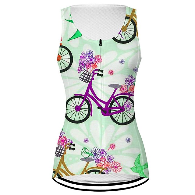 Women's Cycling Vest Cycling Jersey Graphic Floral