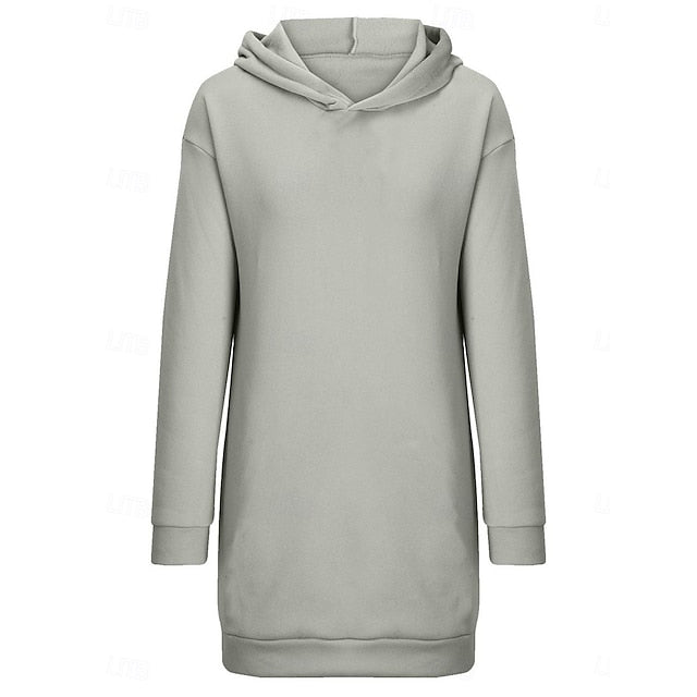 Women's Mini Dress Hoodie Dress Casual Dress Fashion Modern