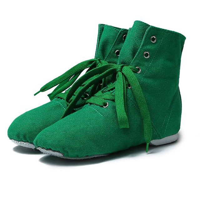 Women's Children's Soft Sole Dance Shoes, Lace-Up