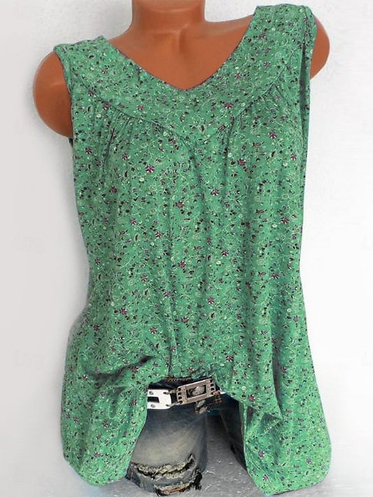 Women's Camisole Tank Top Print Floral Daily Casual