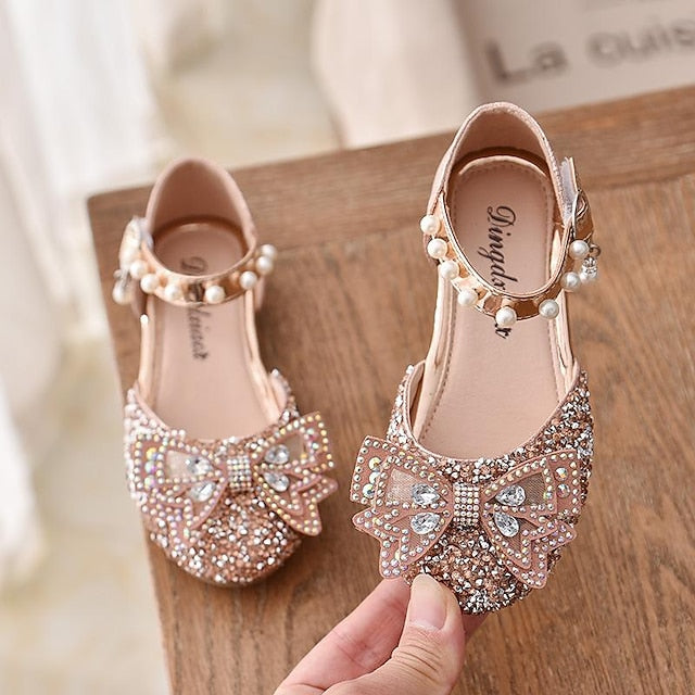 Heel Glitter Glitters Shoes Daily Heels PU Girls'