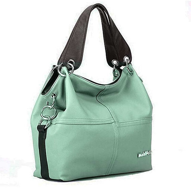 Leather – with Handbag Canvas Casual Straps Women's