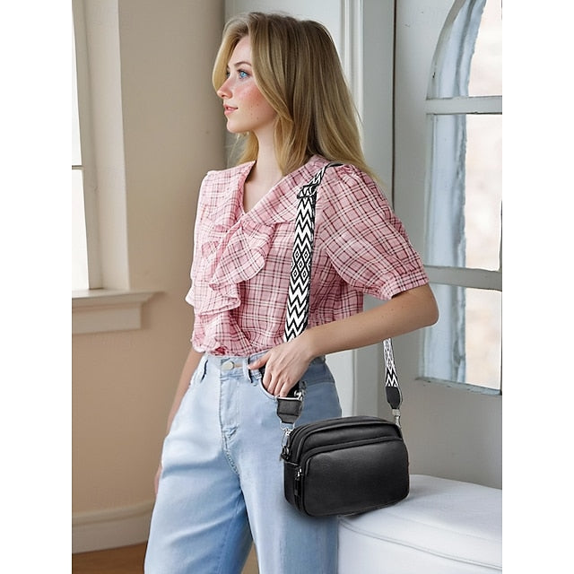 Shoulder Office Leather Bags Handbag Bag Crossbody Women's