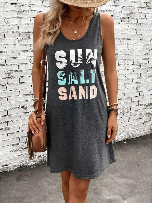 Women's Mini Dress Summer Dress Vacation Casual Beach Daily