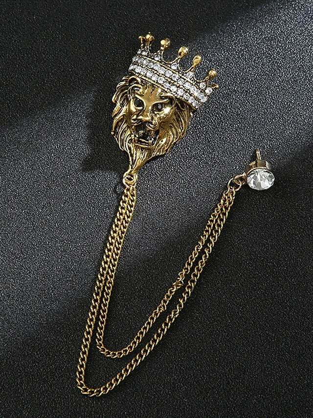 Lapel with Brooch Christmas Men's Pin Deer