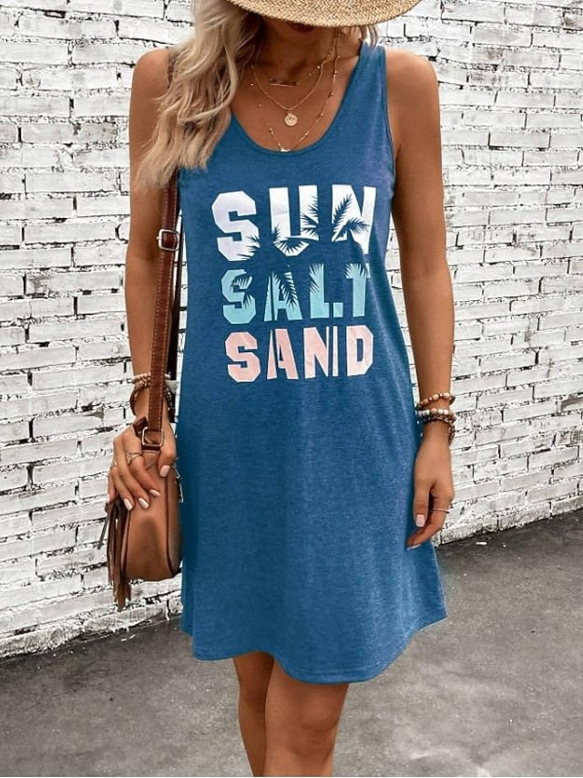 Women's Mini Dress Summer Dress Vacation Casual Beach Daily
