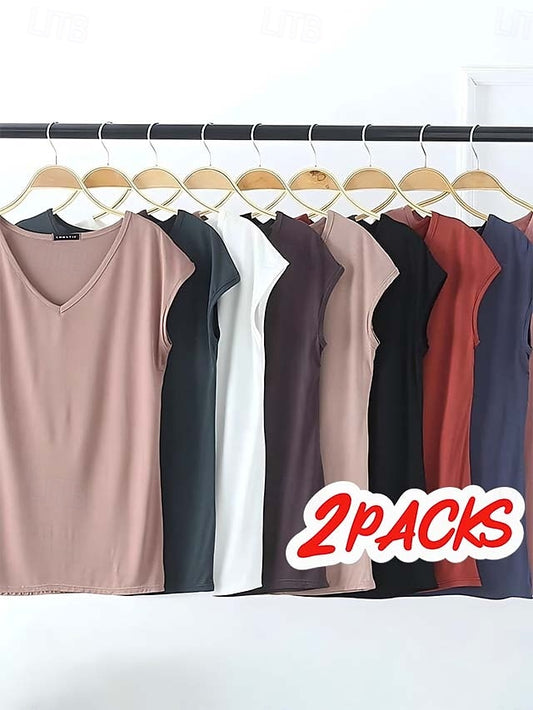 Women's Camisole Tank Top Solid Color Plain Daily