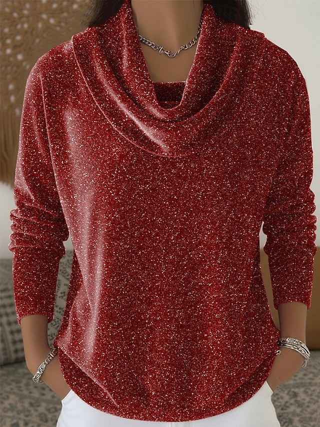 New Year Women's Velvet Sparkly Vintage Tropical Stylish