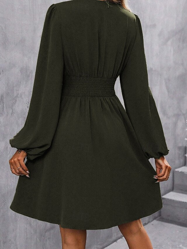 Women's Mini Dress Casual Dress Ruched Dress Modern Daily