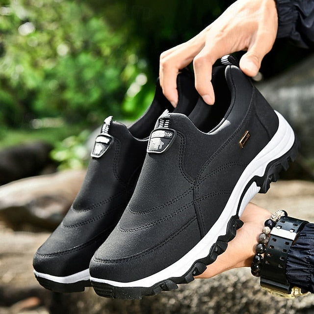 PU Breathable Loafers Men's Slip-Ons Leather