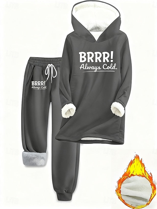 Women's Two Piece Sets Tracksuit Pants Sets Long Sleeve