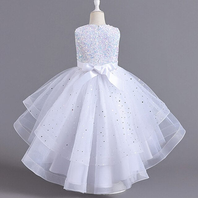 Girl Flower Performance Party Girls' Dress