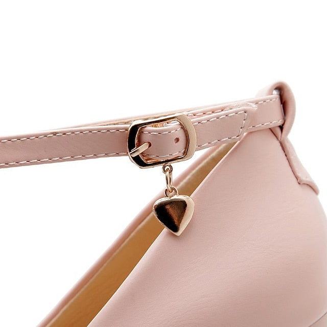 PU Lolita Shoes Heel Daily Girls' Cosplay Heels