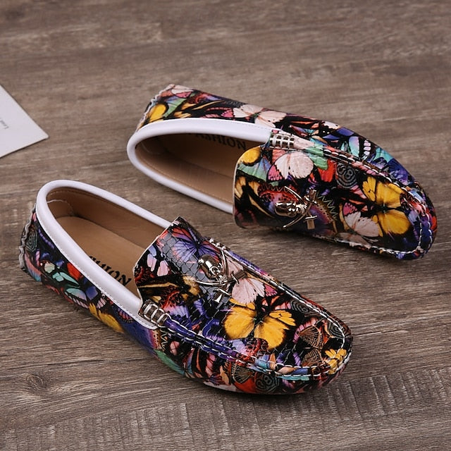 Loafers Boots PU Winter Slip-Ons lined Fleece Men's