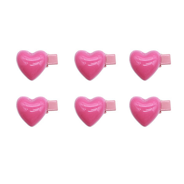 Mini Hearts Hair Clips