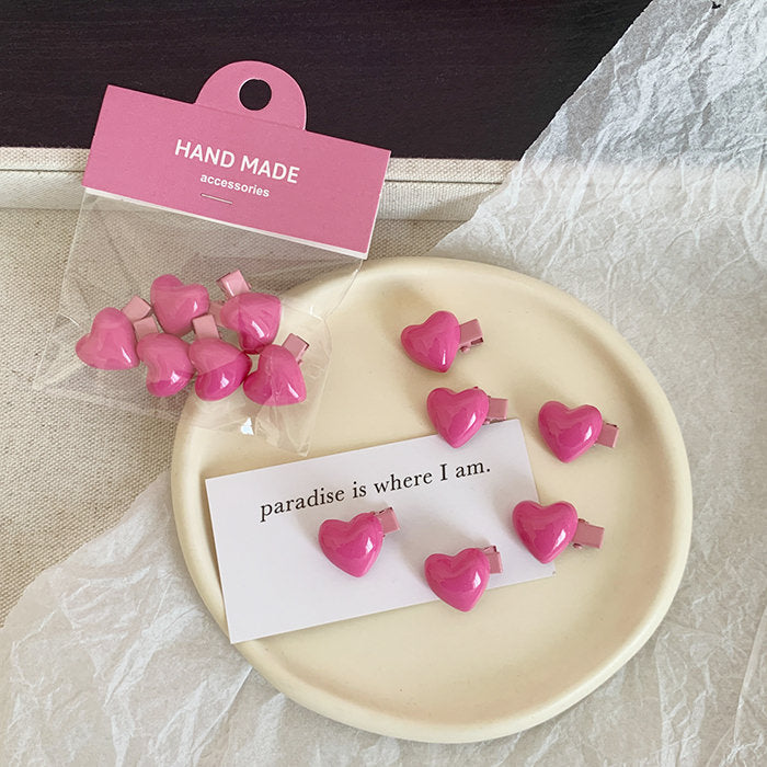 Mini Hearts Hair Clips