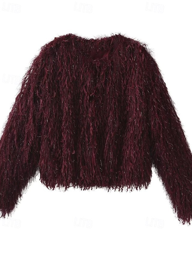 Faux Comfortable Fur Coat Furs Women's Leathers