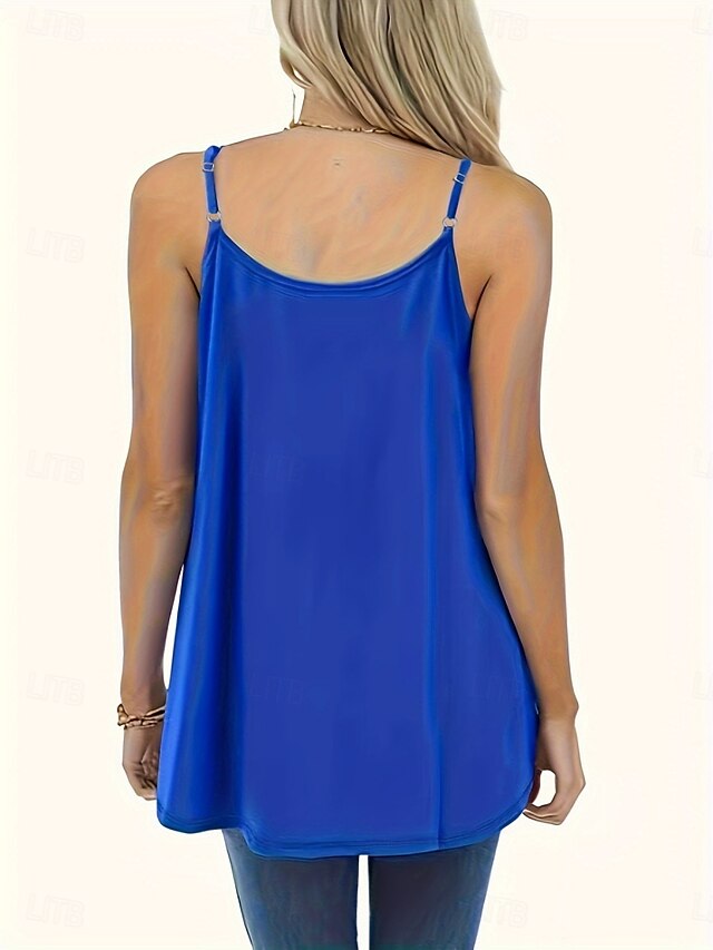 Multi Packs 2pcs Women's V Neck Sleeveless Green+pink Tank