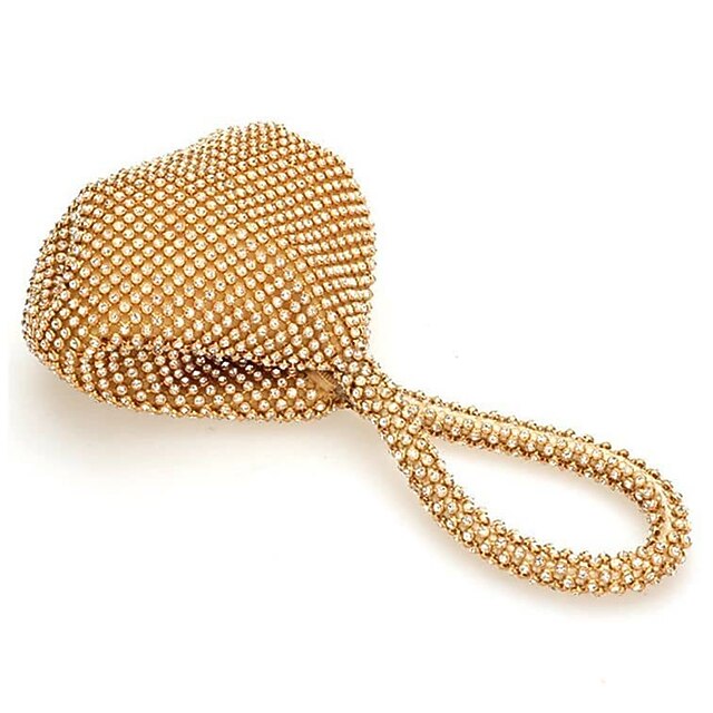 Crystal Elegant Evening Silver Women's Rhinestone Bag -