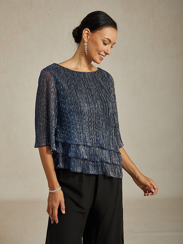 Women's Blouse Dressy Tops Flowy Tops Chiffon Tops Sequins