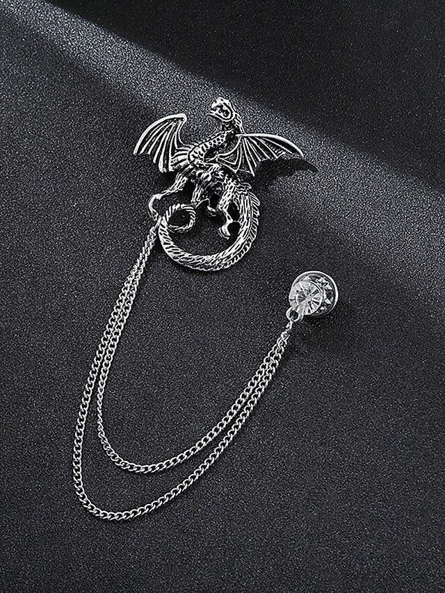 Lapel with Brooch Christmas Men's Pin Deer