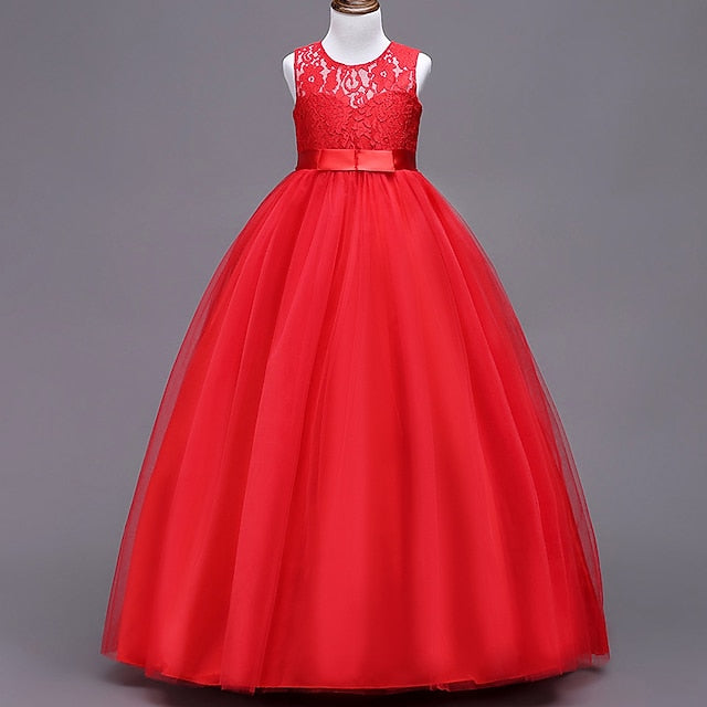 Evening Dress Flower Girls' Girl Gown Party