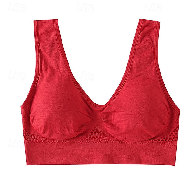 Women's Light Support Sports Bra Running Bra Open Back Bra