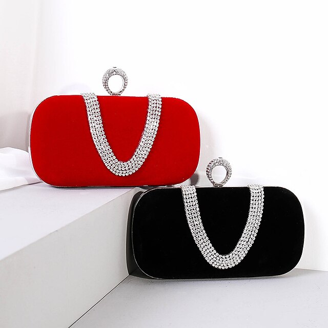 Velvet Wristlet Women's Evening Bags Bag Clutch