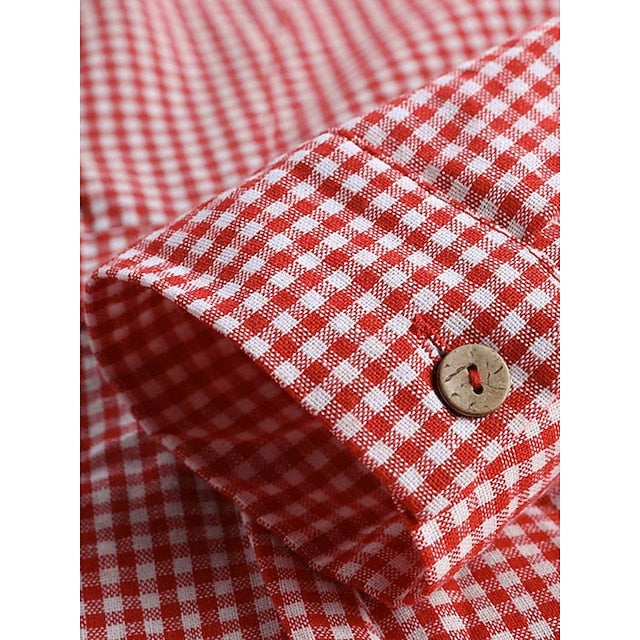 Women's Summer Shirt Casual Shirt Blouse Buttons Print