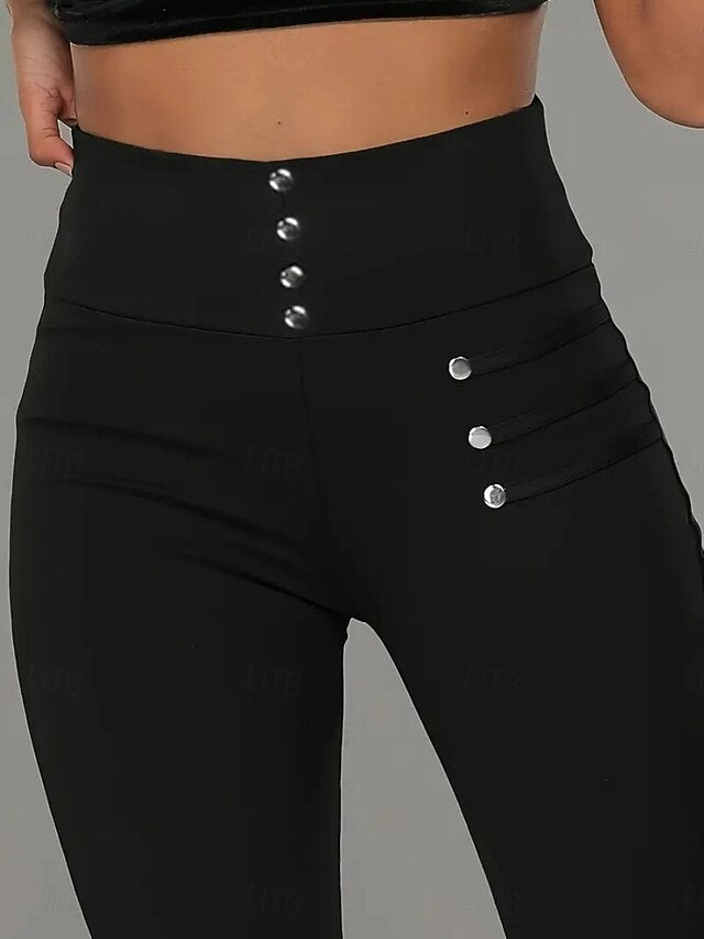 Women's Leggings Fashion Streetwear Casual Full Length High