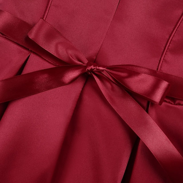 Formal Color Dress Kids Party Girls' Sleeveless Solid