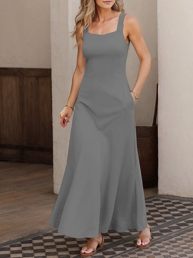 Women's Maxi Dress A Line Dress Summer Dress Off The