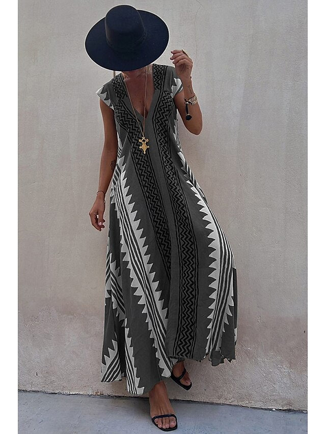 Women's Midi Dress Cocktail Dress Floral Dress Boho Dress