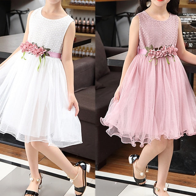 Performance Flower Girl Party Dress Girls'