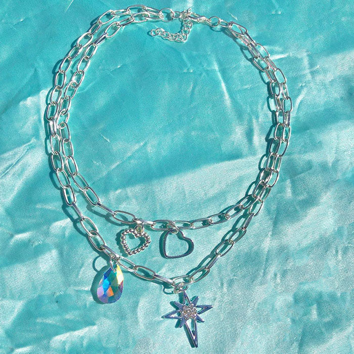 Heart Star Necklace