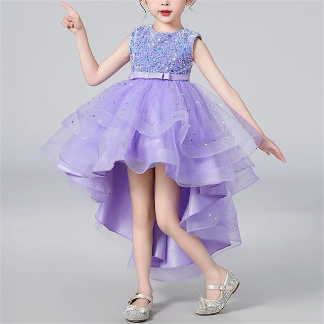 Party Kids Girls' Sleeveless Dress Color Solid
