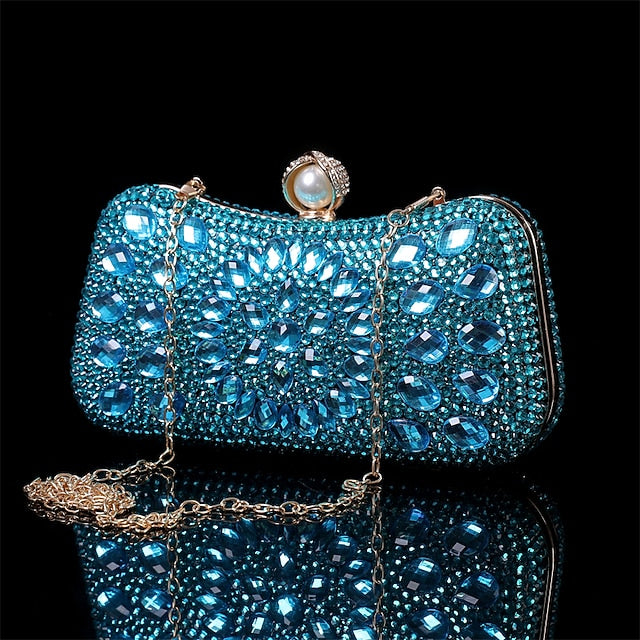 Clutch Crystal Luxury Women's – Evening Multicolor