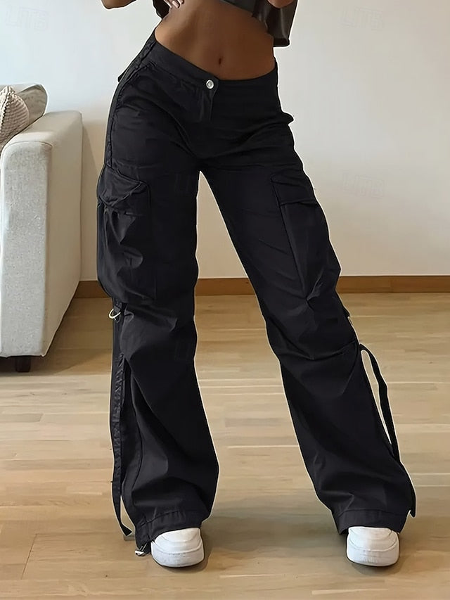 Women's Cargo Pants Pants Trousers Fashion Streetwear Full