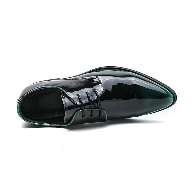 Patent Formal – Shiny Oxford Men's Shoes Leather