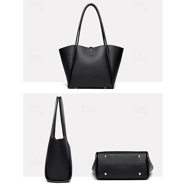 Women's Bag Tote Leather Faux Green