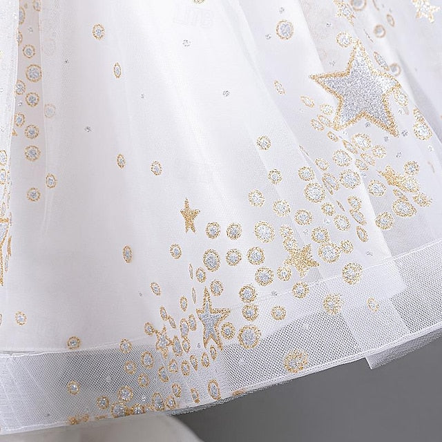 Sequin Kids Girl Party Girls' Floral Flower Dress