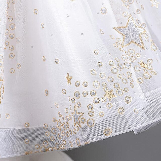 Kids Girl Floral Girls' Party Sequin Dress Flower