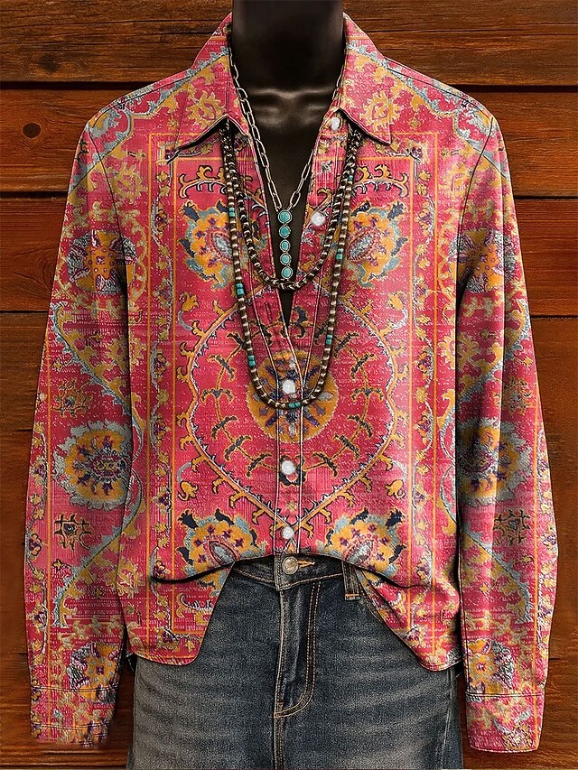 Women's Shirt Linen Like Breathable Lightweight Graphic