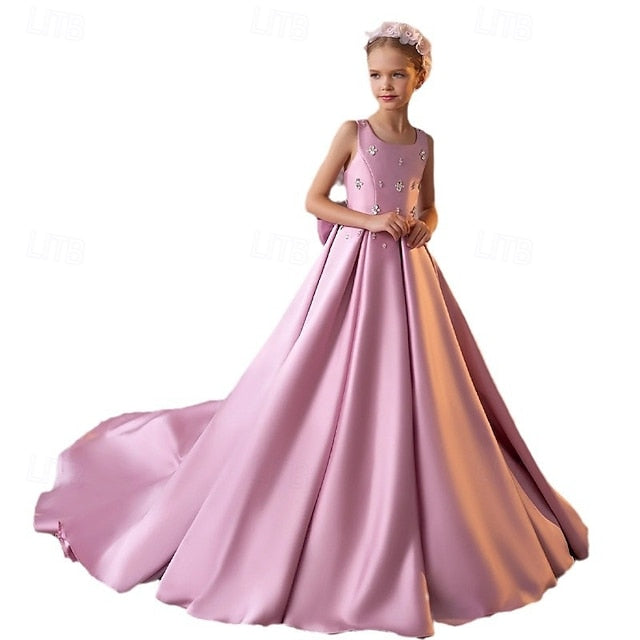 Party Girl Communion Girls' First Dress Kids Flower