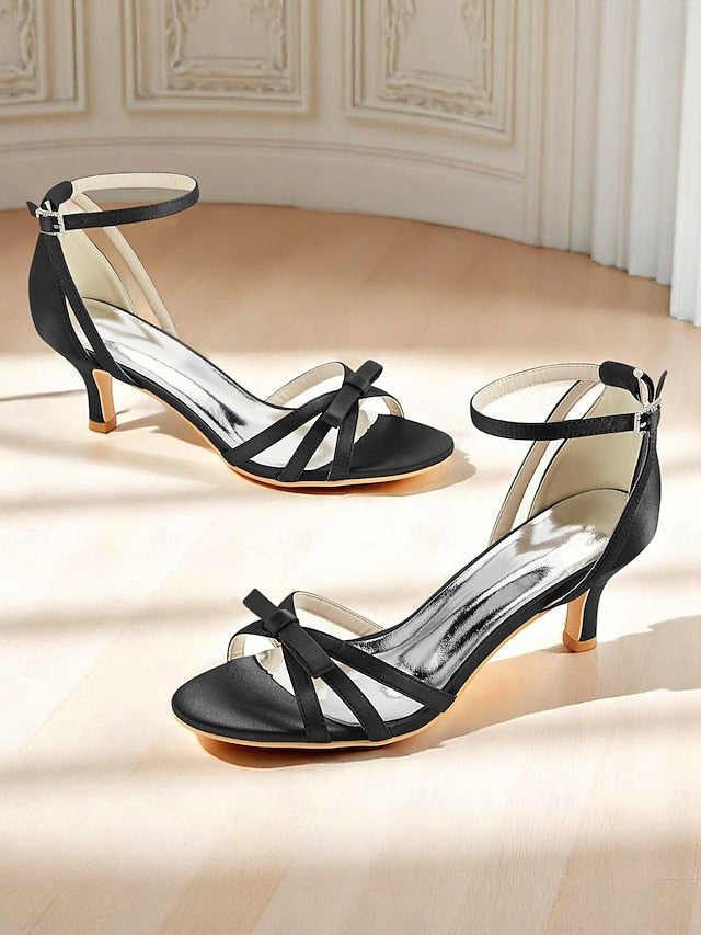 Kitten 1950s Strappy Women's Satin Heel Vintage Green