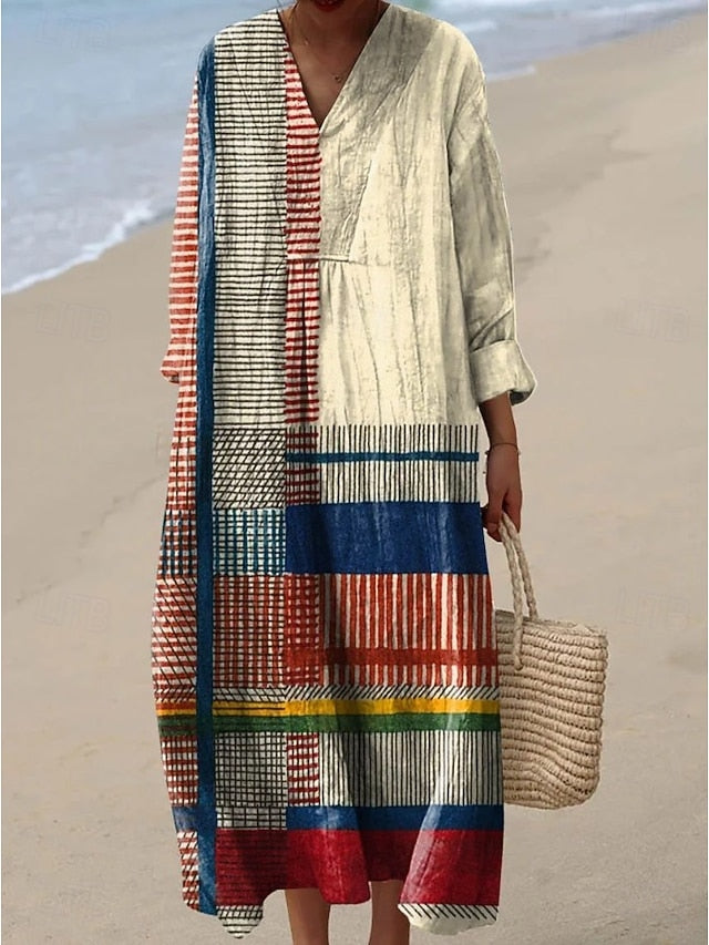 Women's Maxi Dress Sundress Shift Dress Vacation Casual