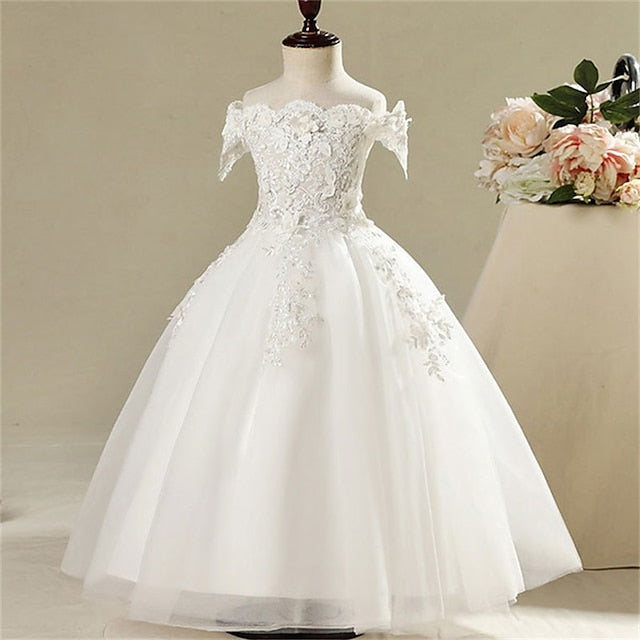 Dress Princess Girls' Flower Party Girl