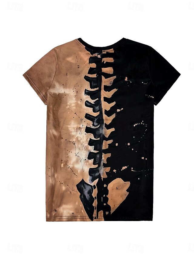 Women's T Shirt Skulls Graphic Skeleton Vintage Stylish