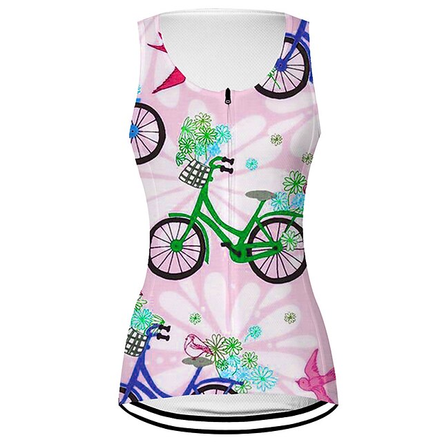 Women's Cycling Vest Cycling Jersey Graphic Floral