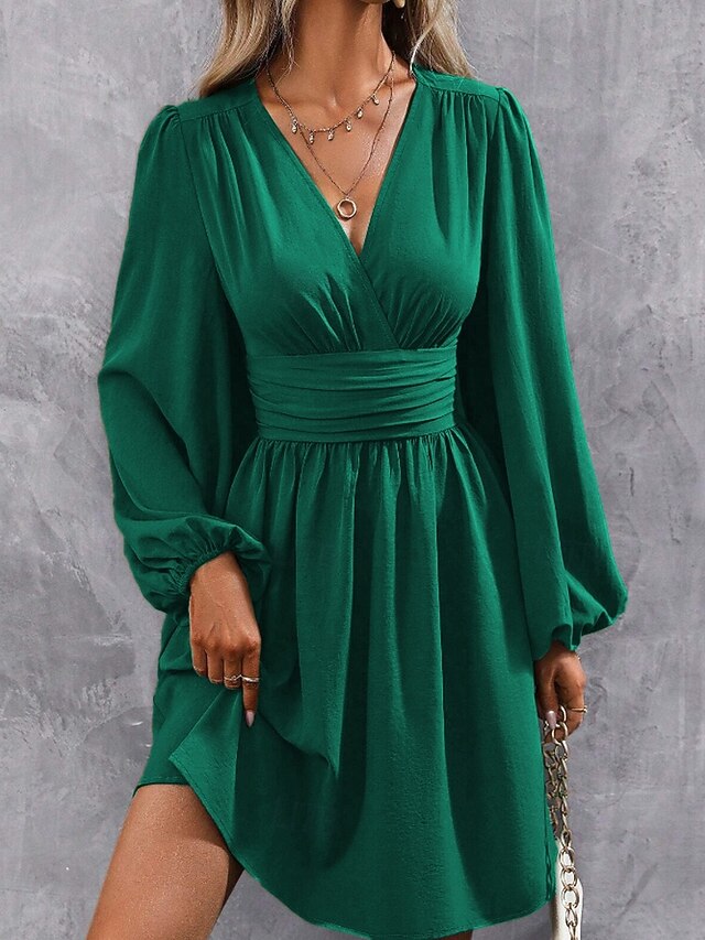 Women's Mini Dress Casual Dress Ruched Dress Modern Daily